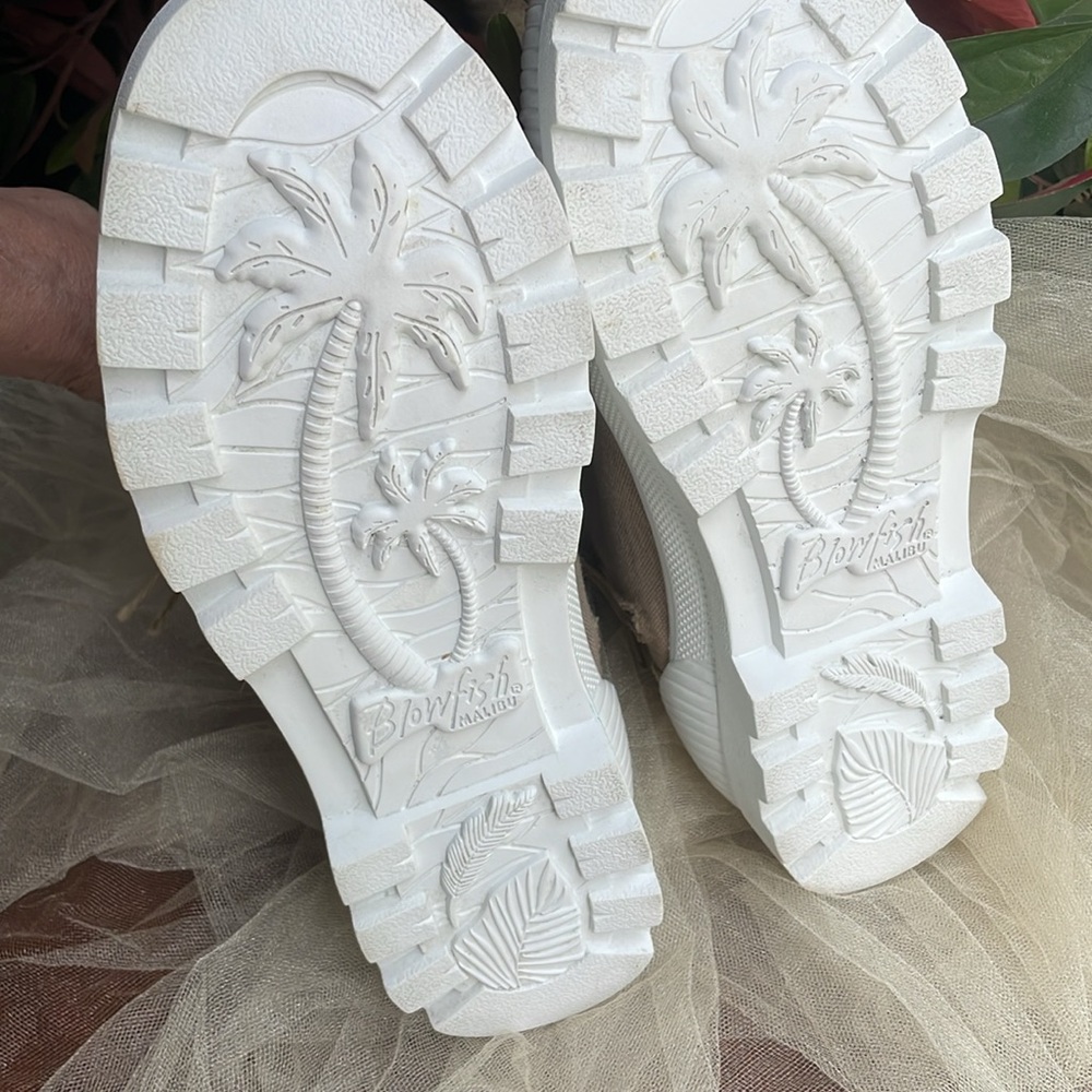 ❤️ BLOWFISH MALIBU 4 earth high top zippered tennis shoes sneakers size 8 - Picture 7 of 8